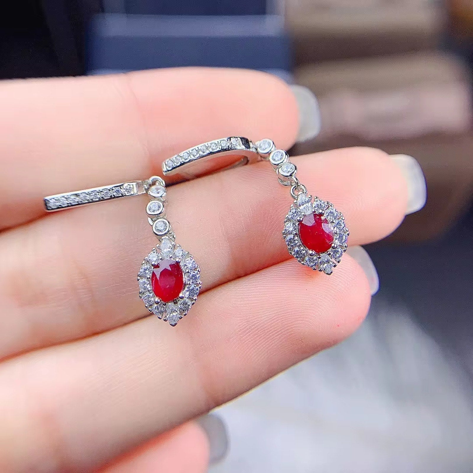 Ruby Earrings, Women's Ruby Earrings, Natural Ruby Earrings, Ruby Jewelry, Sterling Silver Ruby Earrings, Genuine Ruby Earrings, Ruby Stud Earrings, Natural Ruby, Burma Ruby, Ruby Chandelier Earrings, Ruby Dangle Earrings, Ruby Statement Earrings