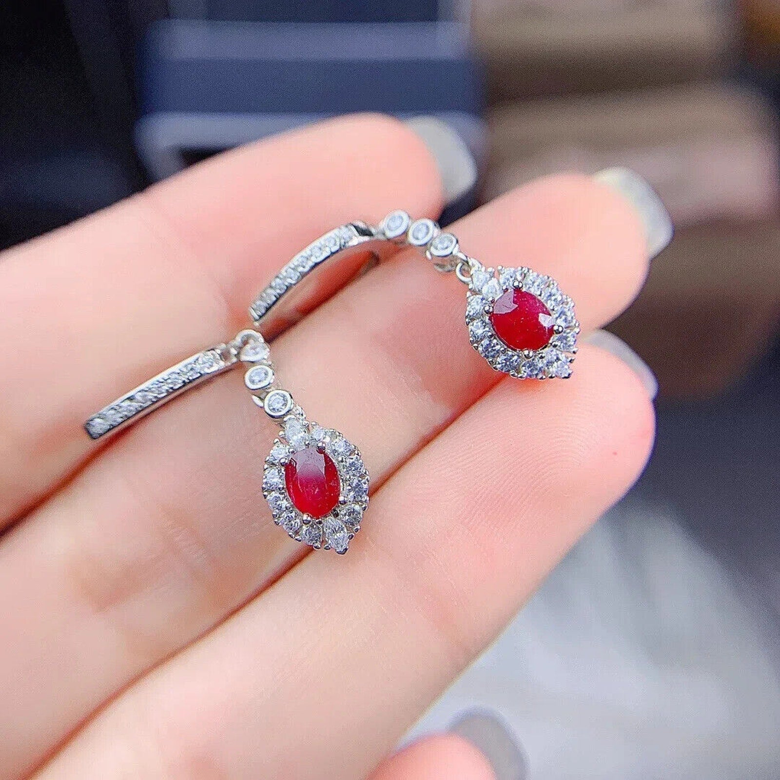 Ruby Earrings, Women's Ruby Earrings, Natural Ruby Earrings, Ruby Jewelry, Sterling Silver Ruby Earrings, Genuine Ruby Earrings, Ruby Stud Earrings, Natural Ruby, Burma Ruby, Ruby Chandelier Earrings, Ruby Dangle Earrings, Ruby Statement Earrings