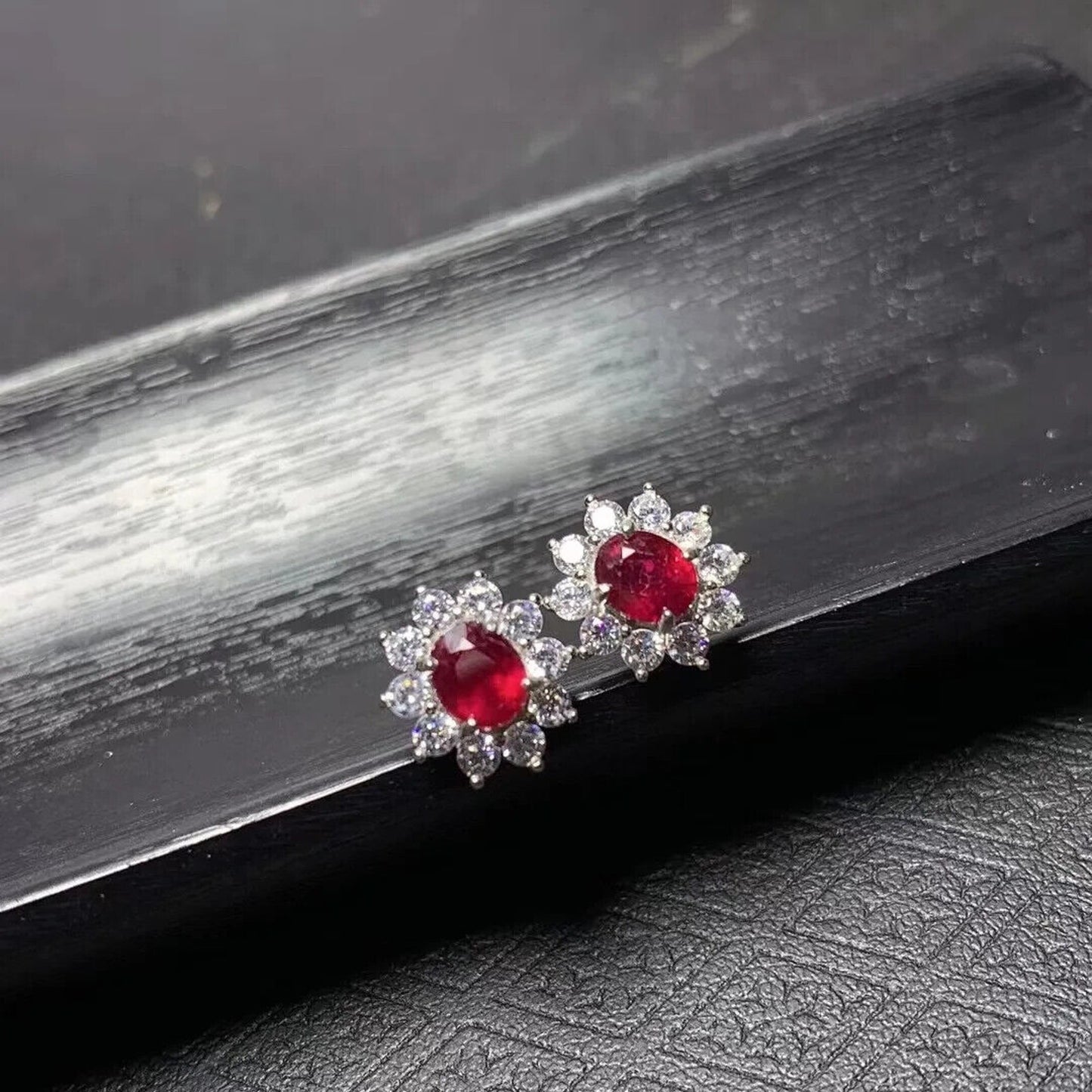 Ruby Earrings, Women's Ruby Earrings, Natural Ruby Earrings, Ruby Jewelry, Sterling Silver Ruby Earrings, Genuine Ruby Earrings, Ruby Stud Earrings, Natural Ruby, Burma Ruby