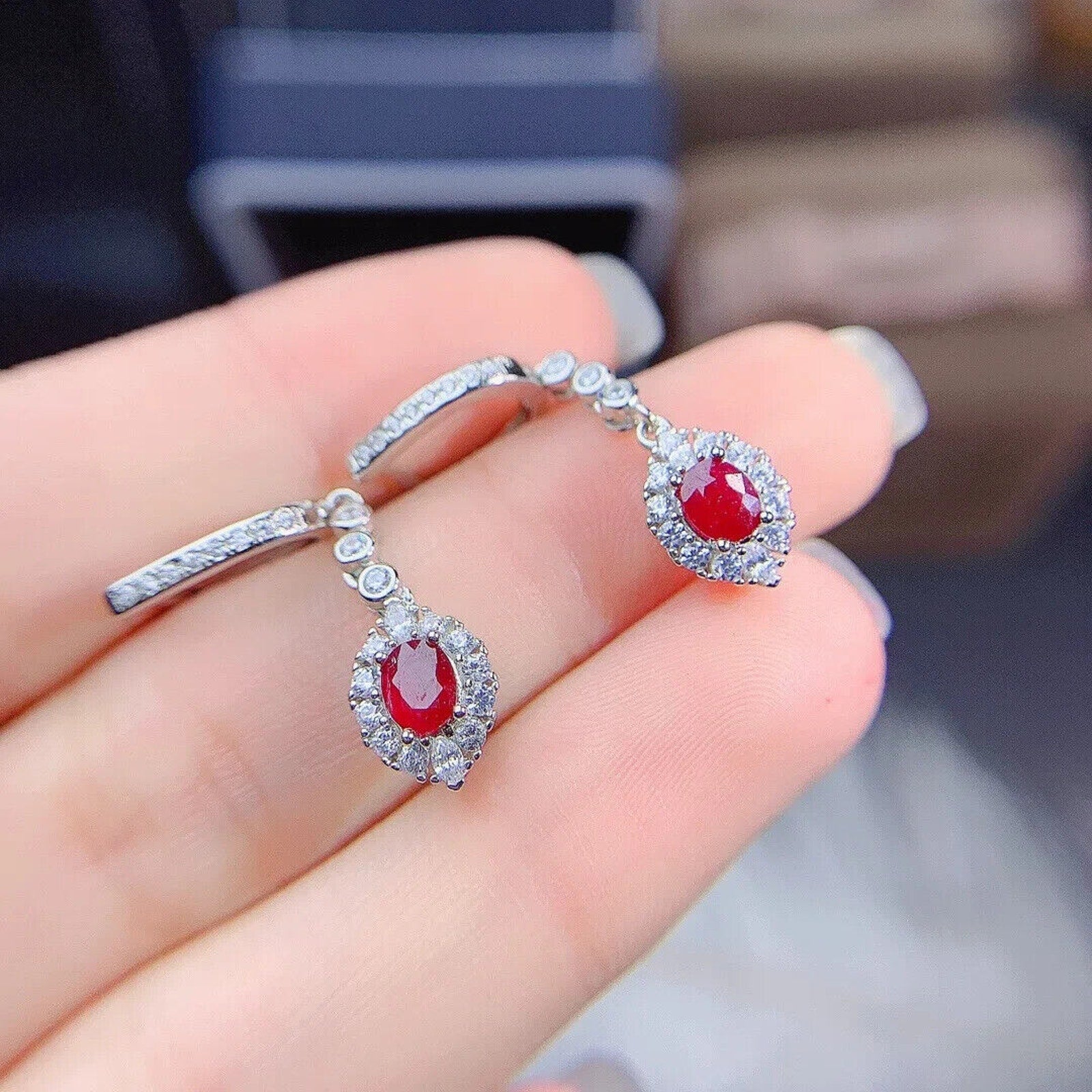 Ruby Earrings, Women's Ruby Earrings, Natural Ruby Earrings, Ruby Jewelry, Sterling Silver Ruby Earrings, Genuine Ruby Earrings, Ruby Stud Earrings, Natural Ruby, Burma Ruby, Ruby Chandelier Earrings, Ruby Dangle Earrings, Ruby Statement Earrings