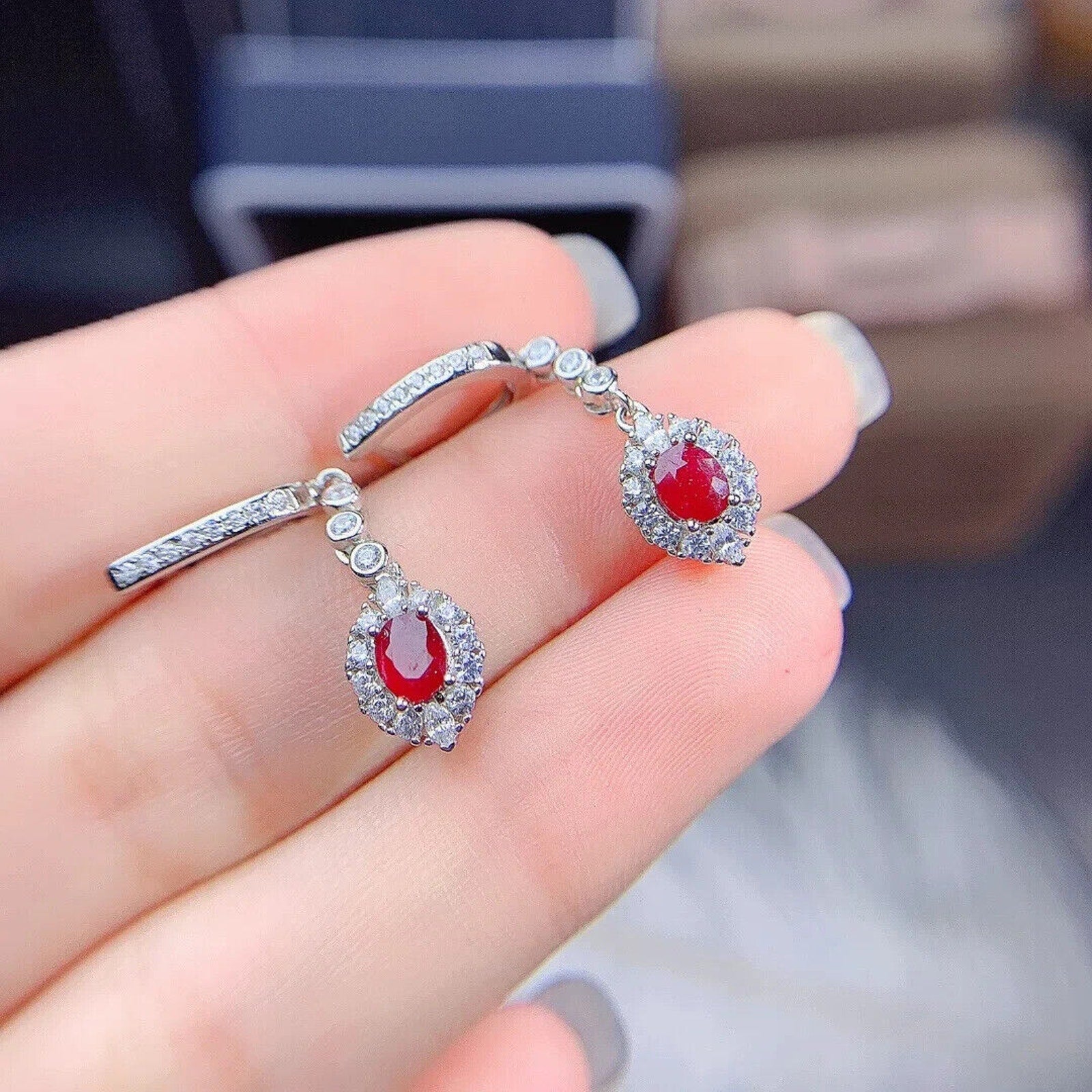 Ruby Earrings, Women's Ruby Earrings, Natural Ruby Earrings, Ruby Jewelry, Sterling Silver Ruby Earrings, Genuine Ruby Earrings, Ruby Stud Earrings, Natural Ruby, Burma Ruby, Ruby Chandelier Earrings, Ruby Dangle Earrings, Ruby Statement Earrings