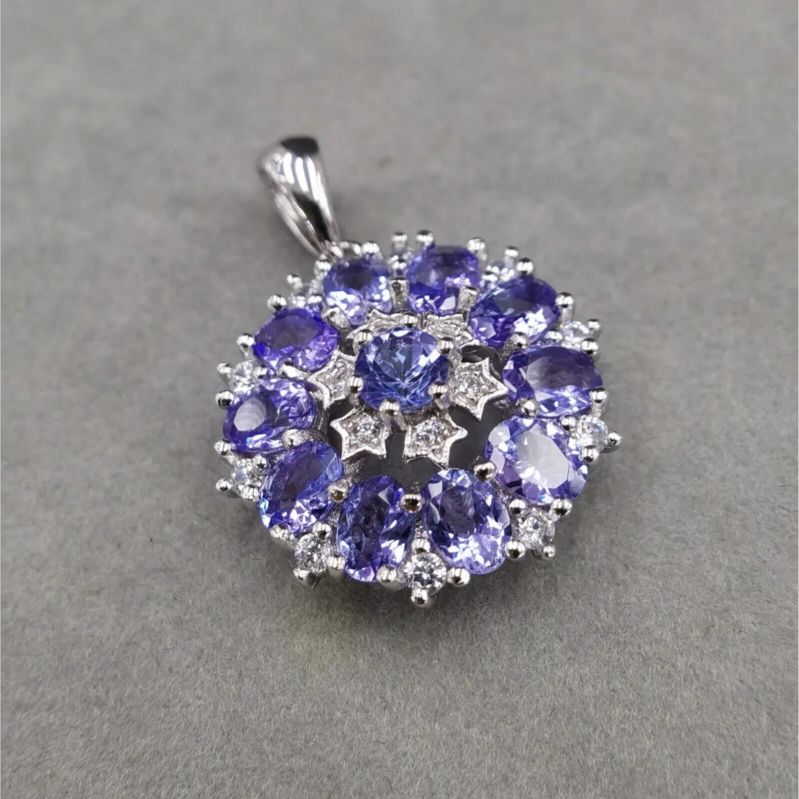 Tanzanite Necklace, Natural Tanzanite, Purple Tanzanite, Authentic Purple Tanzanite, Genuine Purple Tanzanite, Natural Tanzanite Jewelry, Tanzanite Statement Necklace, Tanzanite Pendant Necklace, Tanzanite Charm Necklace, Sterling Silver Tanzanite Necklace, Tanzanite Jewelry For Women