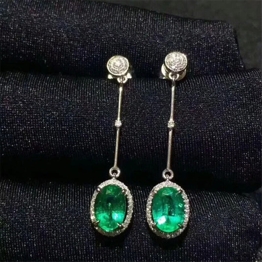 Natural Emerald Earrings, Emerald Earrings, Emerald Stud Earrings, 925 Sterling Silver, Natural Emeralds, Natural Emerald, Sterling Silver Emerald Earrings, Oval Cut Emerald Stud Earrings, Emerald Stud Earrings 925 Sterling Silver, 925 Sterling Silver Emerald Earrings, Natural Emerald Studs, Emerald Studs, Emerald Stud Earrings, Emerald Earrings For Women, Anniversary Gift, May Birthstone Emerald, Emerald Jewelry, Colombian Emerald, Mined Emerald, Genuine Emerald, Emerald with Certificate, Emerald Meaning