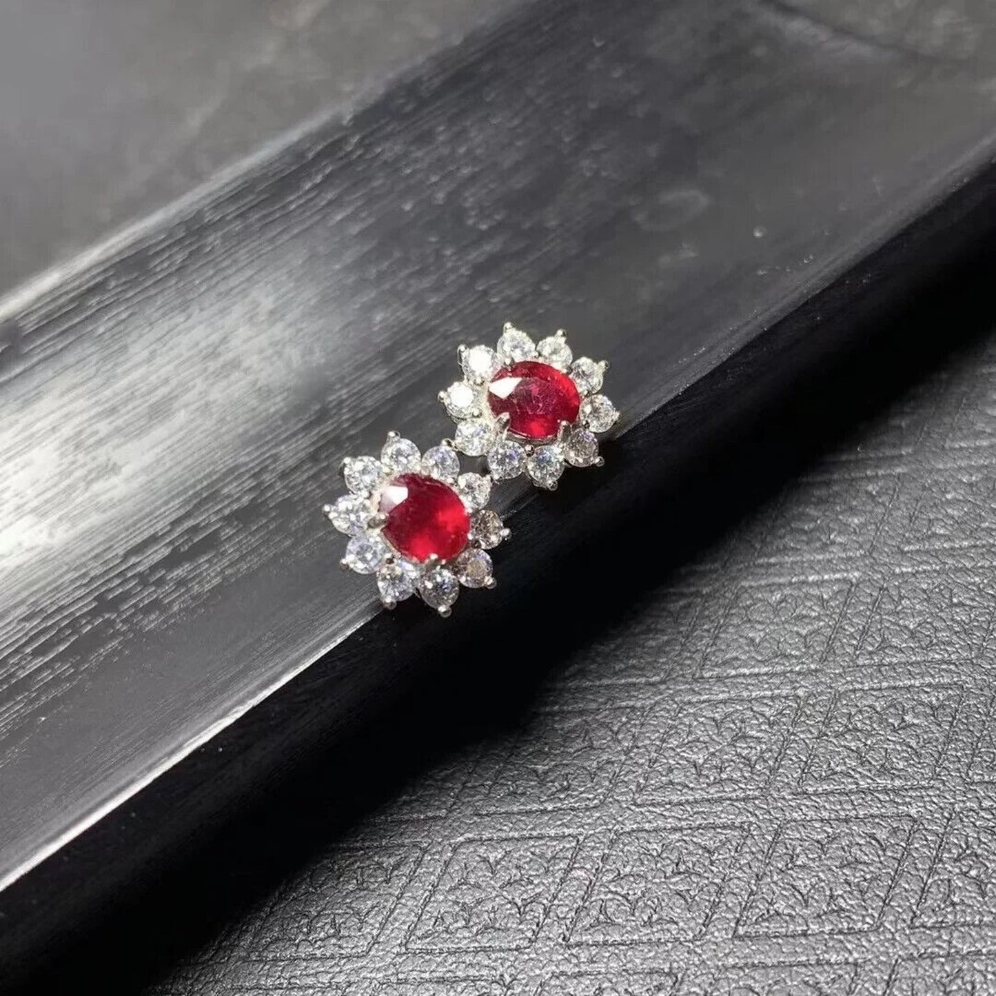 Ruby Earrings, Women's Ruby Earrings, Natural Ruby Earrings, Ruby Jewelry, Sterling Silver Ruby Earrings, Genuine Ruby Earrings, Ruby Stud Earrings, Natural Ruby, Burma Ruby