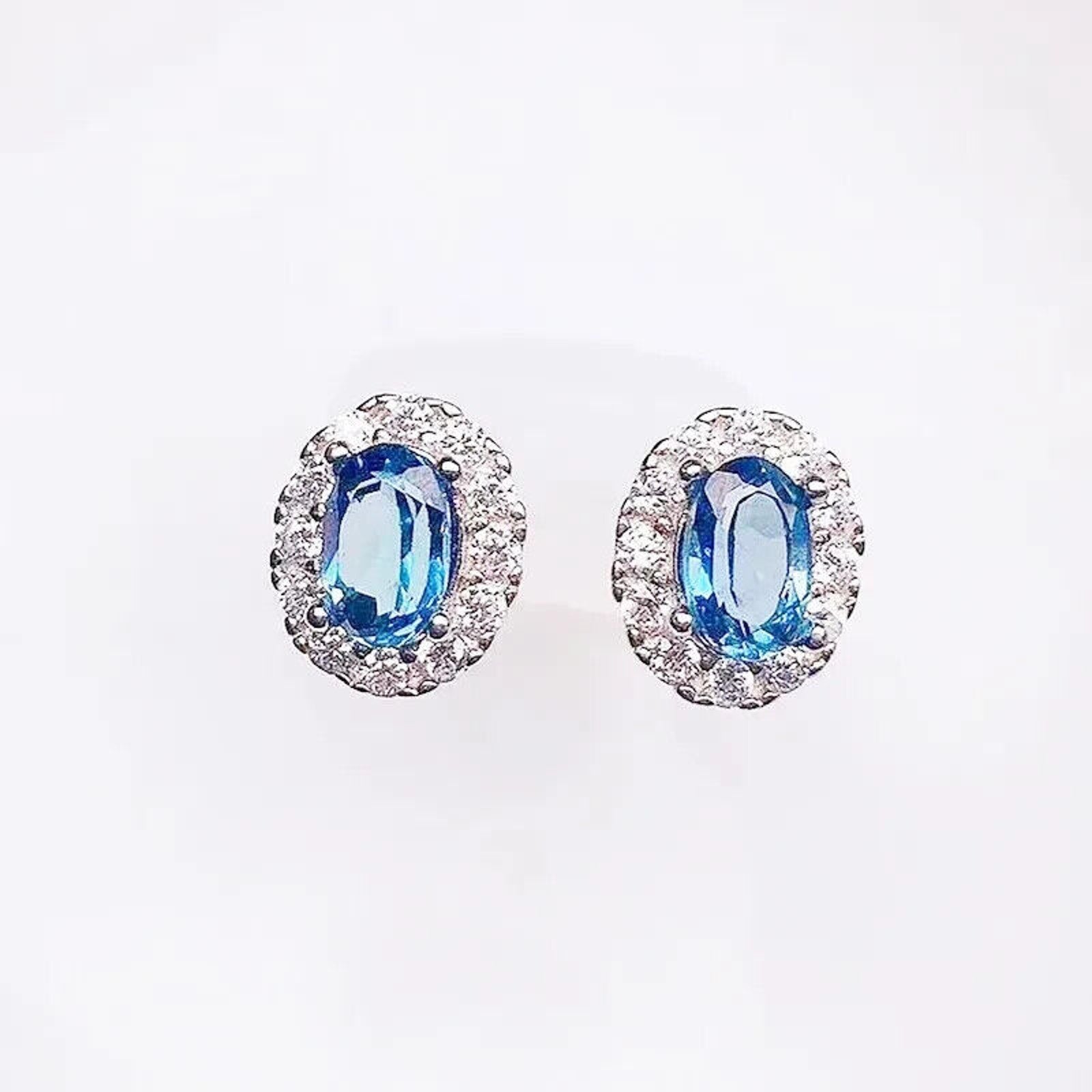 London Blue Topaz Stud Earrings 4x6mm, Sterling Silver London Blue Topaz Earrings, London Blue Topaz Cluster Stud Earrings, Women's London Blue Topaz Earrings, London Blue Topaz Jewelry, Natural London Blue Topaz Gemstone Jewelry Set, Women's London Blue Topaz Earrings, London Blue Topaz Ring, London Blue Topaz Stud Earrings, London Blue Topaz Earrings, Women's London Blue Topaz Jewelry, Sterling Silver London Blue Topaz Jewelry, December Birthstone London Blue Topaz, London Blue Topaz Spiritual Meaning