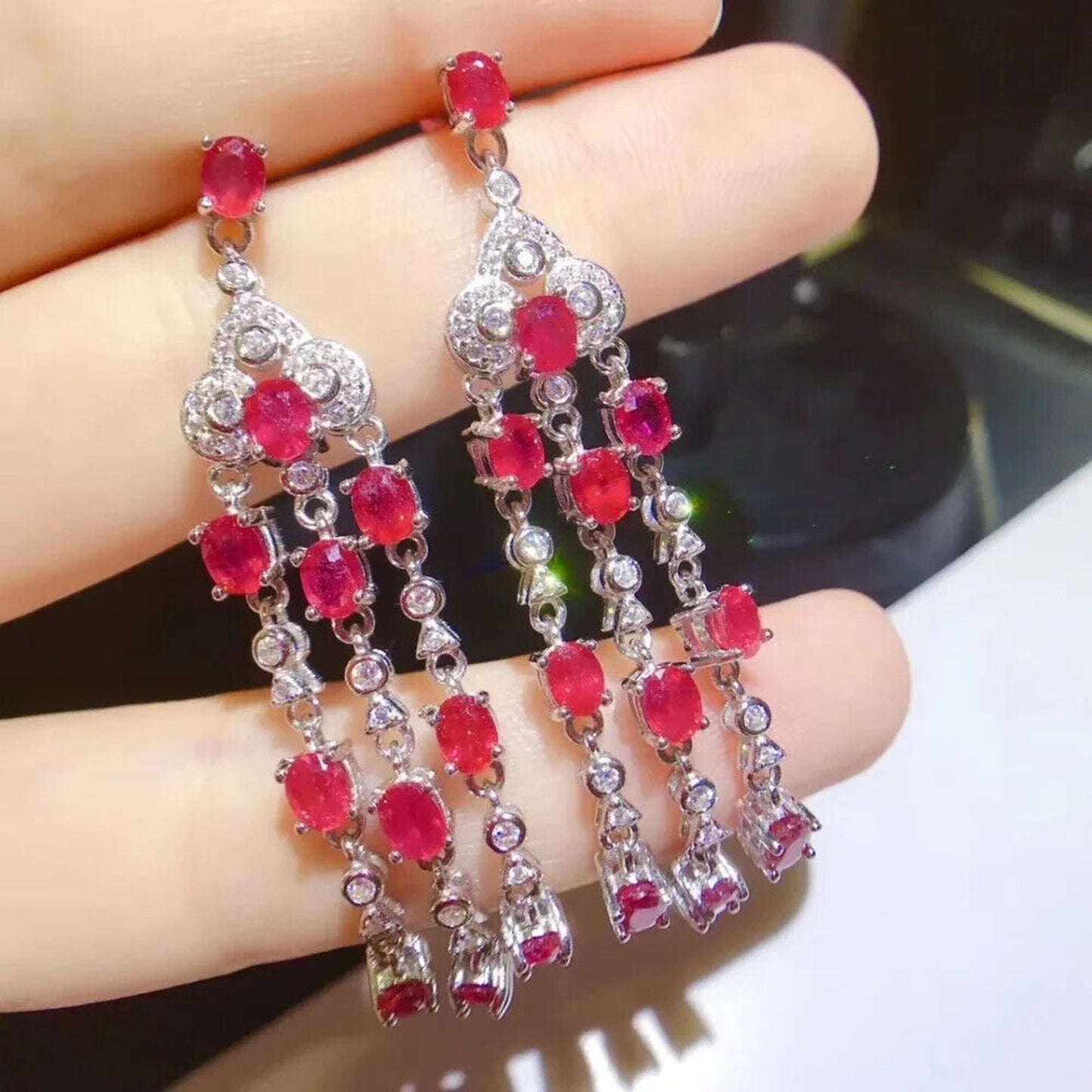 Ruby Earrings, Women's Ruby Earrings, Natural Ruby Earrings, Ruby Jewelry, Sterling Silver Ruby Earrings, Genuine Ruby Earrings, Ruby Stud Earrings, Natural Ruby, Burma Ruby, Ruby Chandelier Earrings, Ruby Dangle Earrings, Ruby Statement Earrings