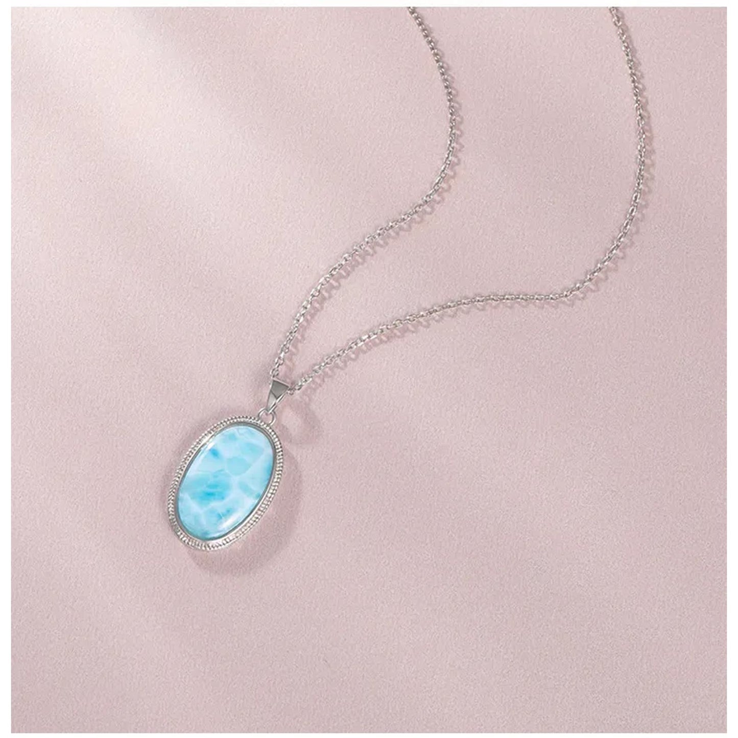 Larimar Necklace, Larimar Gemstone Handmade, Larimar Beautiful Gift Pendant