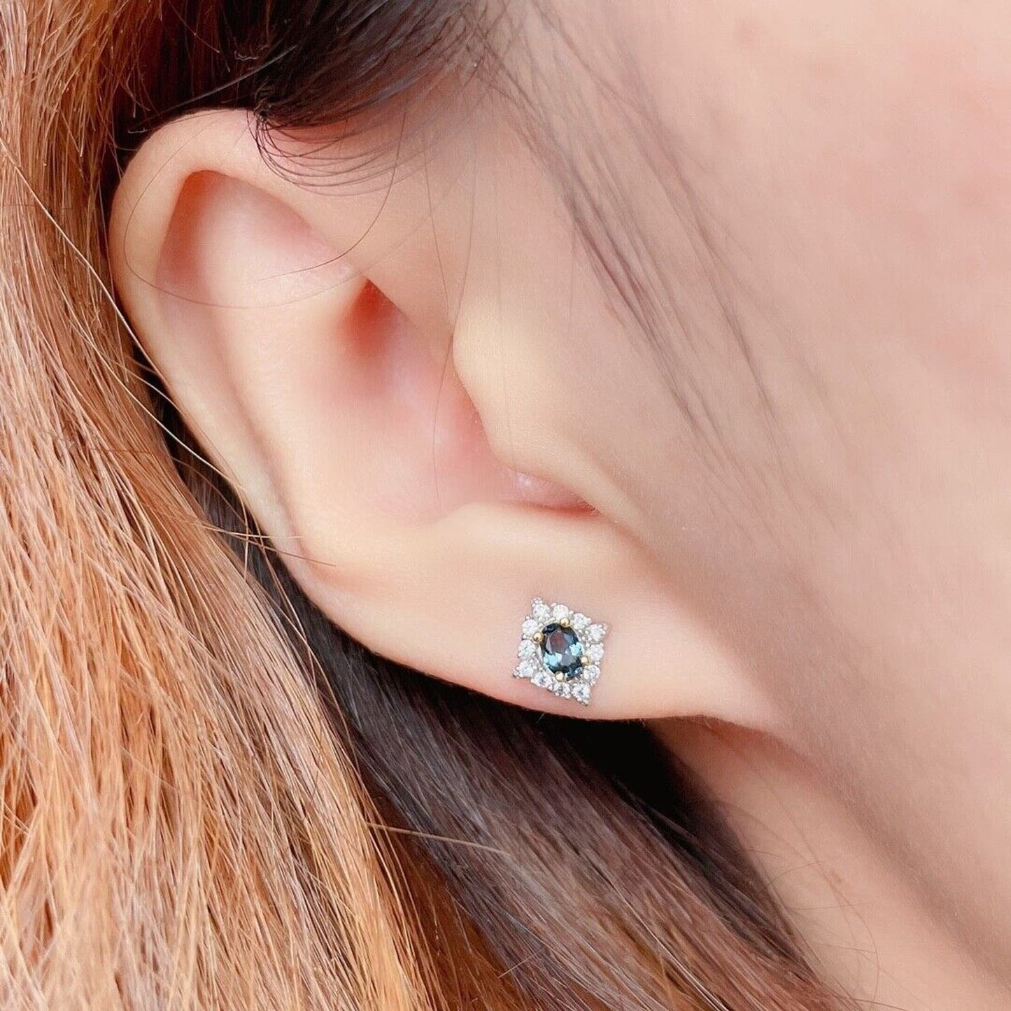 Dainty London Blue Topaz Stud Earrings, Natural London Blue Topaz Earrings, London Blue Topaz Cluster Stud Earrings, Women's London Blue Topaz Earrings, London Blue Topaz Jewelry, Natural London Blue Topaz Gemstone Jewelry Set, Women's London Blue Topaz Earrings, London Blue Topaz Ring, London Blue Topaz Stud Earrings, London Blue Topaz Earrings, Women's London Blue Topaz Jewelry, Sterling Silver London Blue Topaz Jewelry, December Birthstone London Blue Topaz, London Blue Topaz Spiritual Meaning